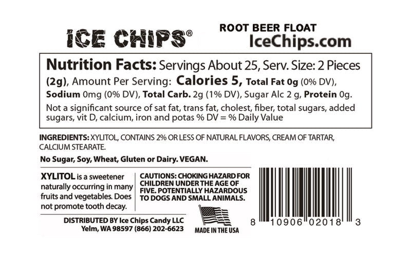 Ice Chips Sugar Free Candy - Root Beer Float