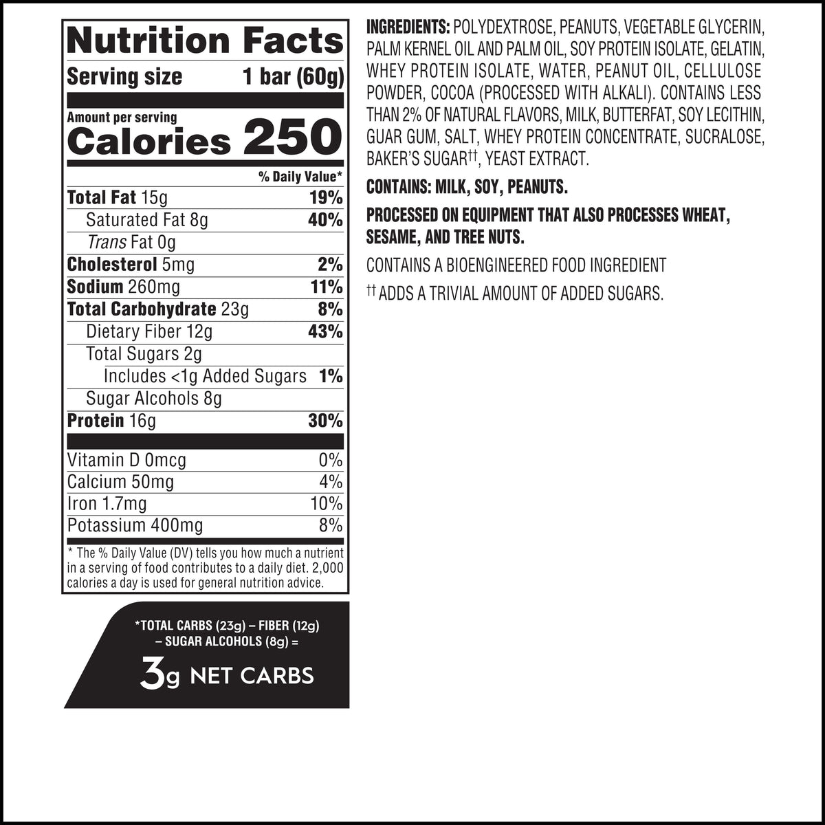 Atkins Nutritionals High Protein Bars - Chocolate Peanut Butter (4 Bars)