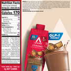 Atkins Nutritionals Strong Protein & Fiber Ready-to-Drink Shakes - Chocolate Peanut Butter