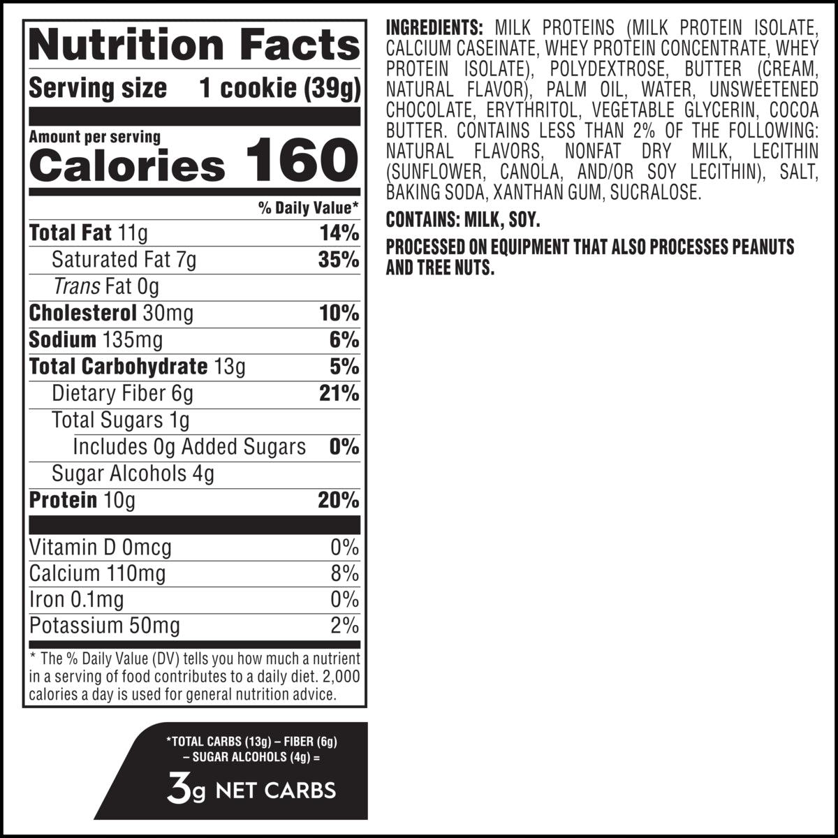 Atkins Nutritionals Snack Protein Cookies (4 cookies) - Chocolate Chip One Box