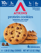 Atkins Nutritionals Snack Protein Cookies (4 cookies) - Chocolate Chip One Box