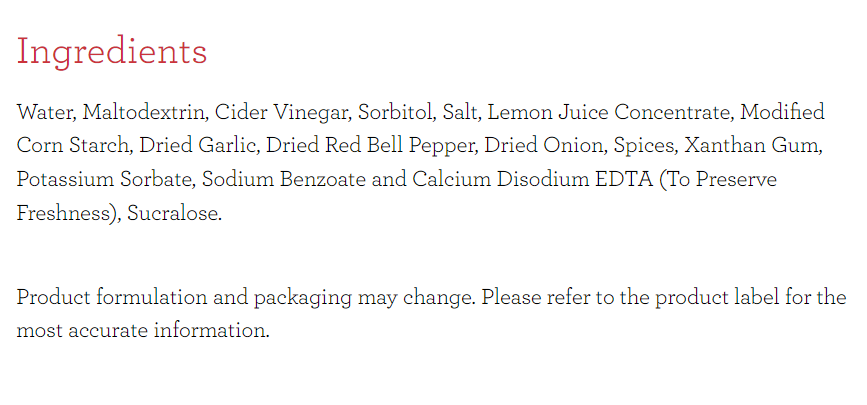 Skinnygirl Fat Free/Sugar Free Salad Dressing - Italian