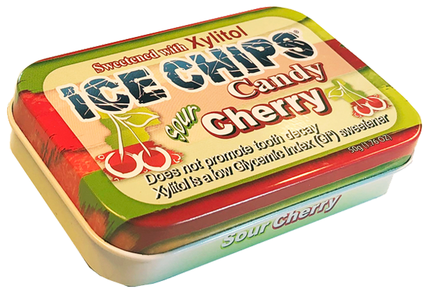 Ice Chips Sugar Free Candy - Sour Cherry