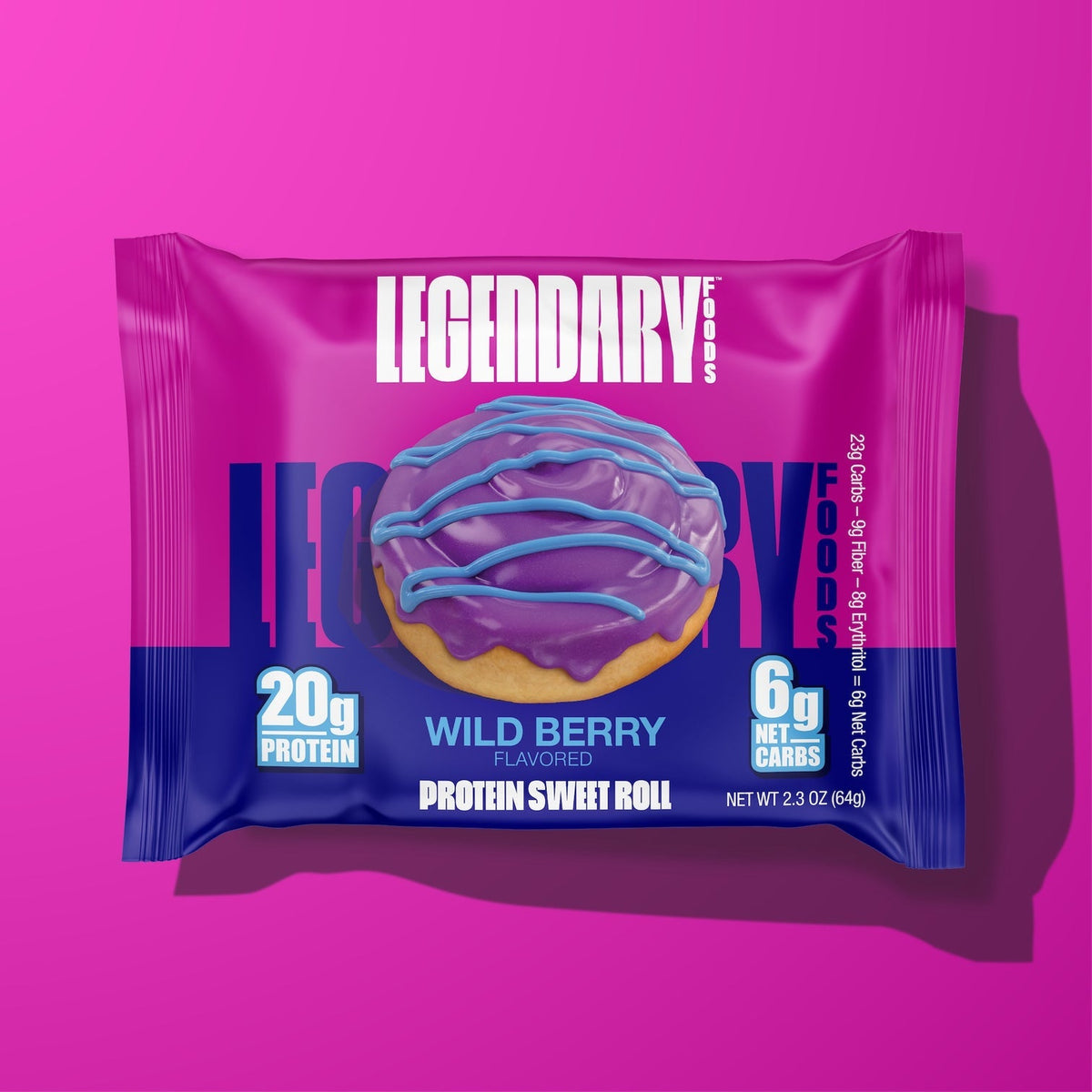 Legendary Foods Protein Sweet Roll - Wild Berry