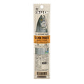 A packaged strip of EPIC Salmon Smoked Maple, featuring a fish graphic, highlights its 100% wild-caught salmon ingredients, with nutritional information and a focus on protein content.