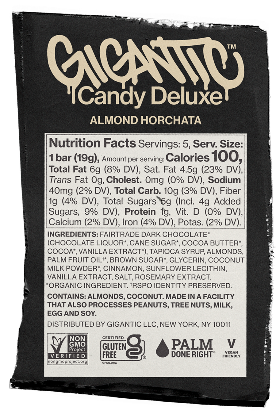 Gigantic! Candy Deluxe Bar - Almond Horchata