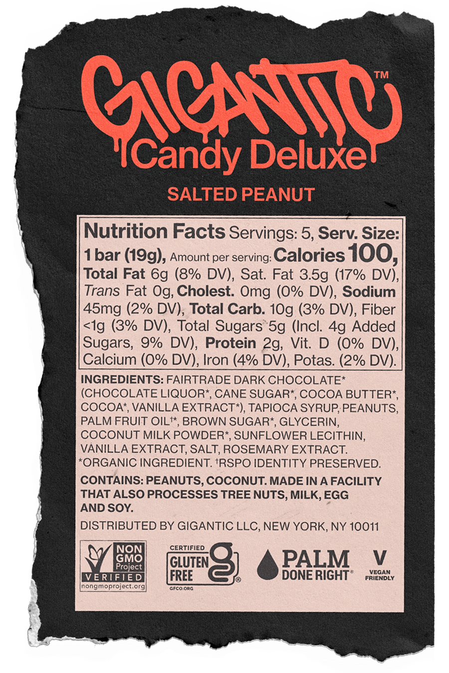 Gigantic! Candy Deluxe Bar - Salted Peanut
