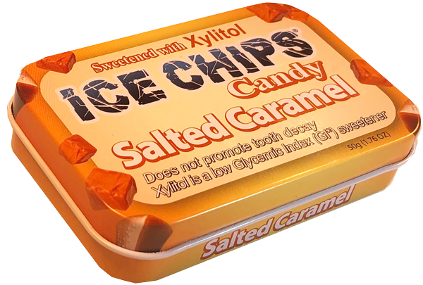 Ice Chips Sugar Free Candy - Salted Caramel