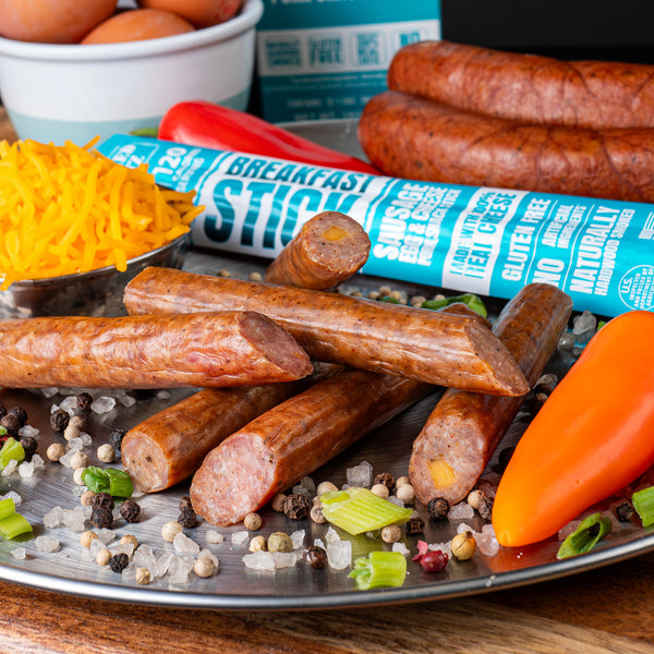 Wicked Cutz High Protein Breakfast Pork Snack Stick - Sausage Egg & Cheese