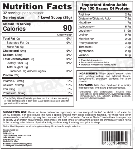 Syntrax Nectar - Roadside Lemonade 2 lb.