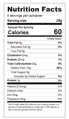 Package information for ChocZero Freeze Dried S'mallows Sugar Free Marshmallows