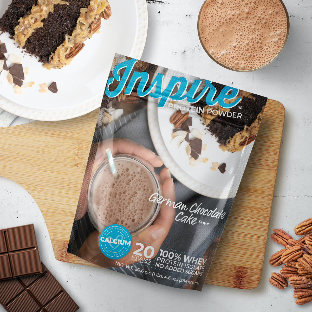 Inspire German Chocolate Cake Protein Powder - High-quality Protein Powder at Store