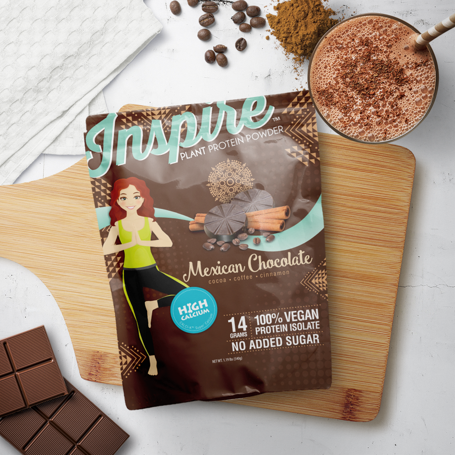 Inspire Mexican Chocolate Plant Based Protein Powder - High-quality Protein Drinks at Store