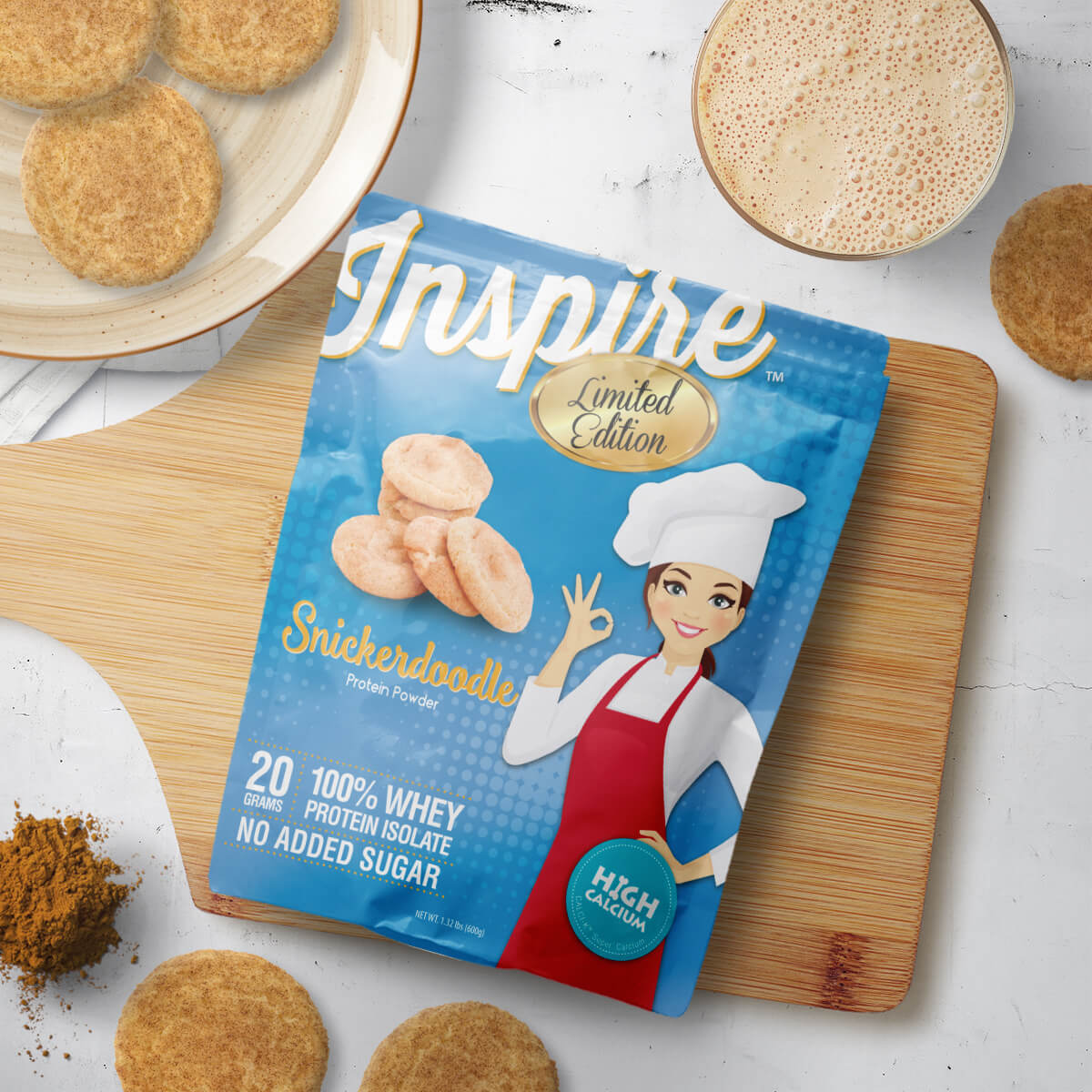 Inspire Snickerdoodle Protein Powder - High-quality Protein Powder at Store