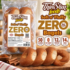 ThinSlim Foods Soft ’n Fluffy Zero Net Carb Bagels.