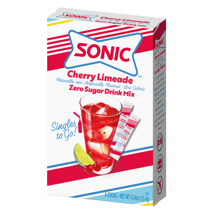 Sonic Zero Sugar Singles-to-Go - Cherry Limeade