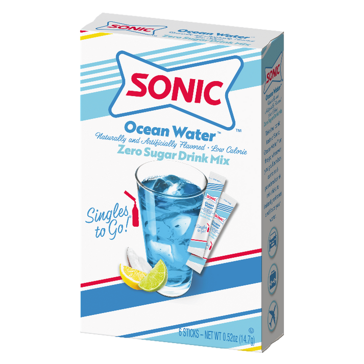 Sonic Zero Sugar Singles-to-Go - Ocean Water