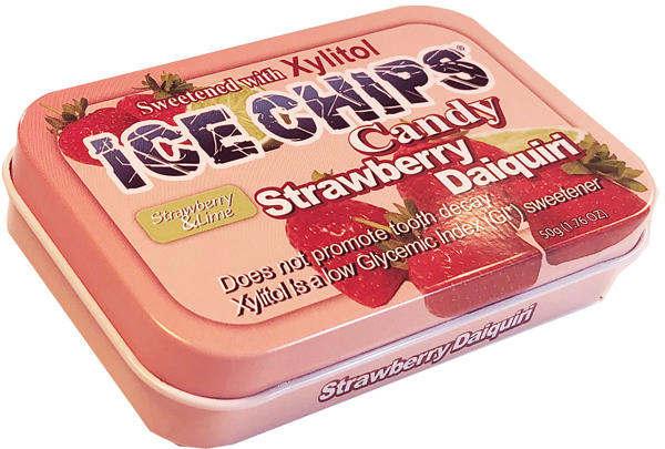 Ice Chips Sugar Free Candy - Strawberry Daiquiri