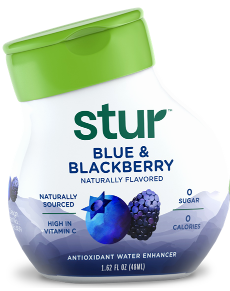 Stur Stevia Sweetened Water Enhancer - Blue & Blackberry 1.62 fl oz.