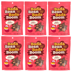 Bada Bean Bada Boom Crunchy Broad Beans - Sweet Cinnamon, Six Bags (4.5 oz each)