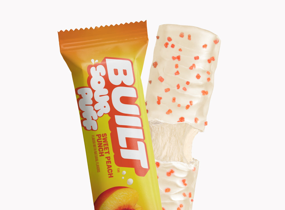 Built Bar Sour Puff - Sweet Peach Punch One Bar