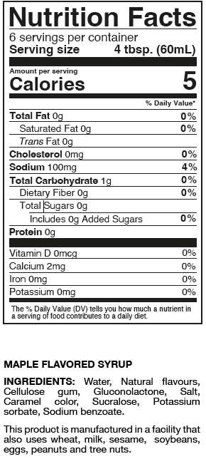 Proti Diet Maple Syrup