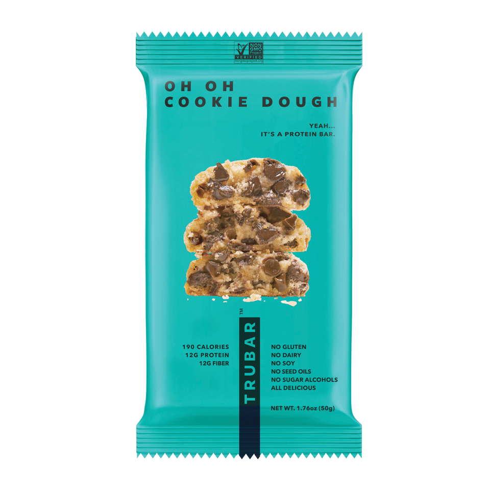 TRUBAR Plant-Based Protein Bar - Oh-Oh Cookie Dough