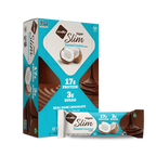 NuGo Slim Bars, Toasted Coconut (Vegan) #Size_12 Bars.