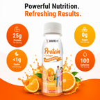 Whey & Collagen Protein Power Shots, Tropical Orange, image 2