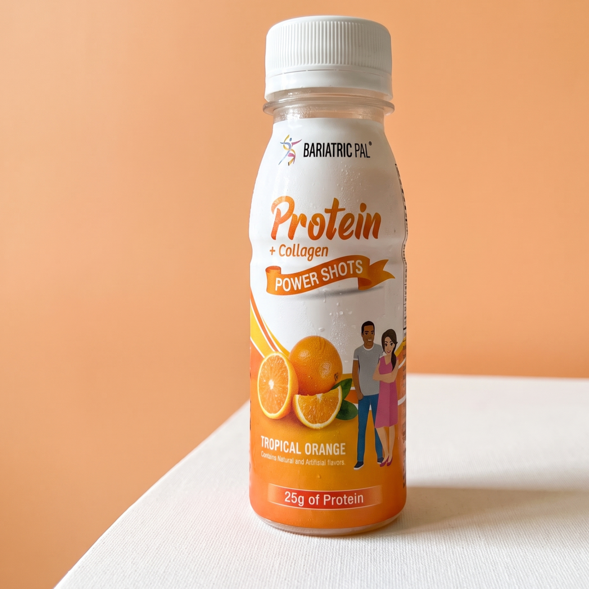 Whey & Collagen Protein Power Shots, Tropical Orange, image 3