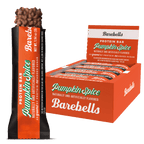 Front package of Barebells Protein Bars, Pumpkin Spice (Seasonal).
