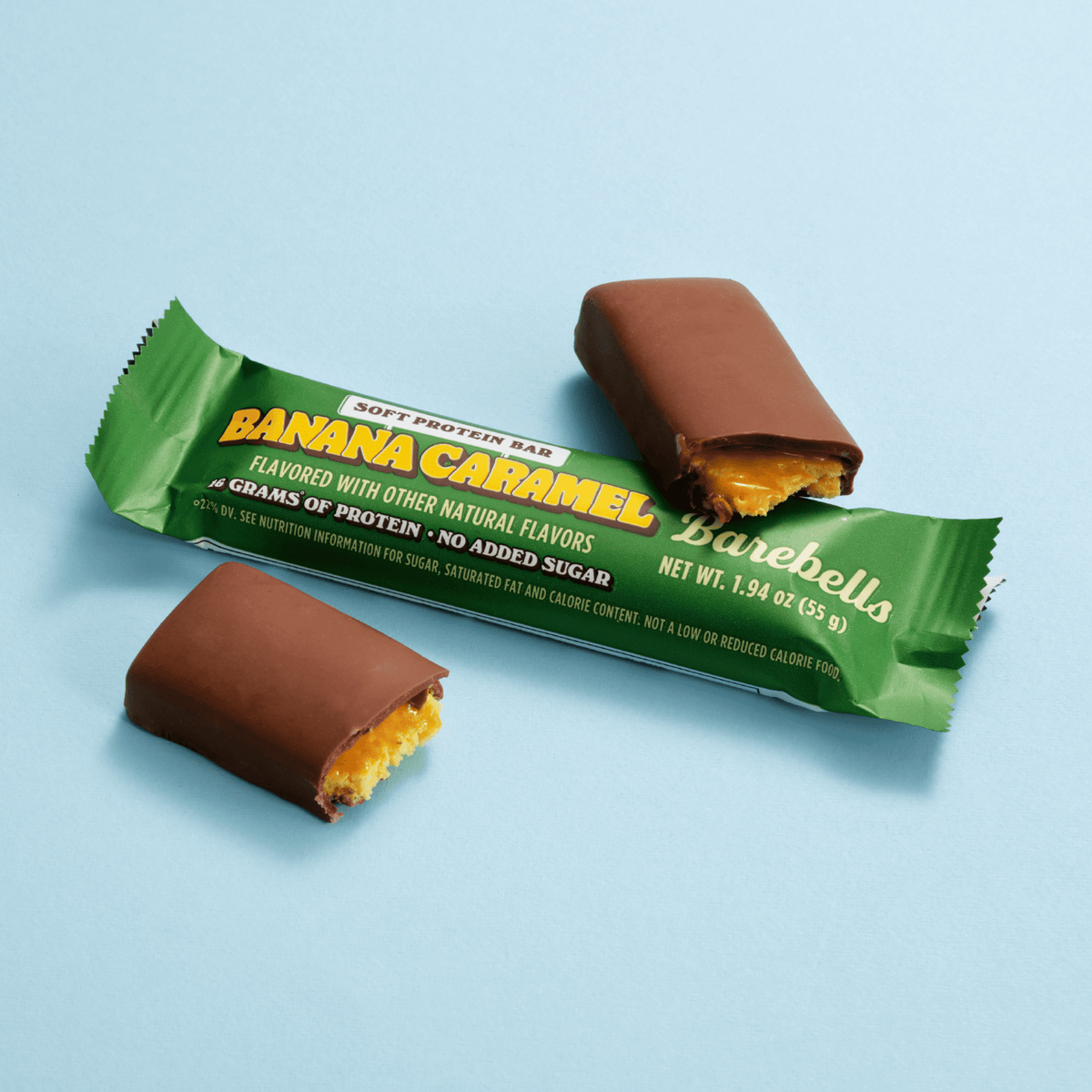 Barebells Soft Protein Bar, Banana Caramel, One Bar.