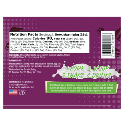 Inspire Dutch Chocolate Cake Protein Powder - One Serving
