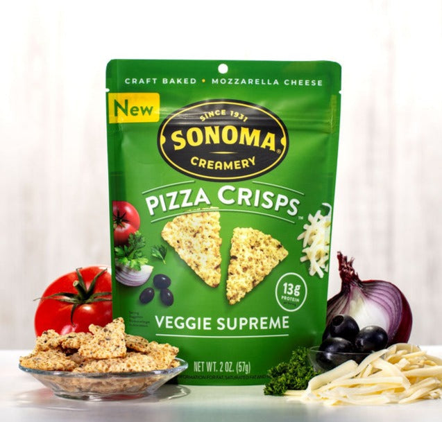 Sonoma Creamery Pizza Crisps - Veggie Supreme