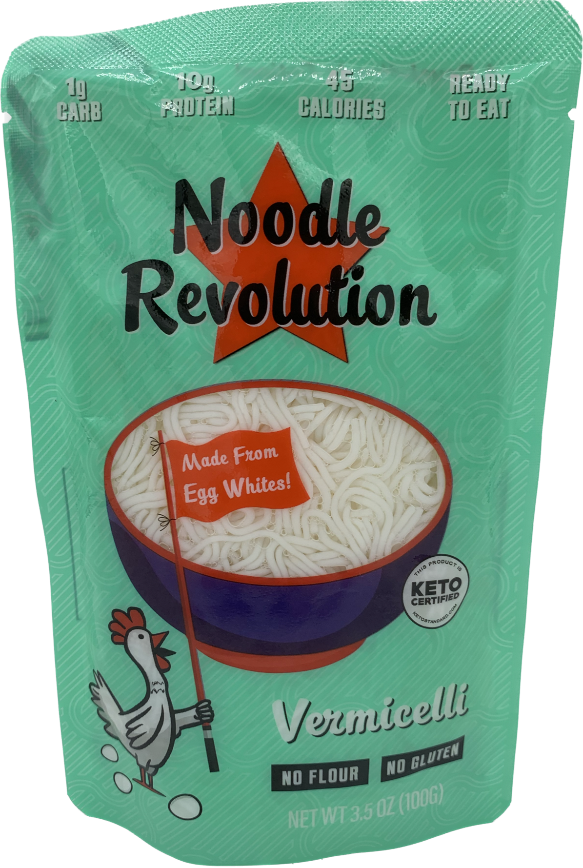 Pure Traditions Noodle Revolution Egg White Noodles - Vermicelli, 3.5 oz, One Pack