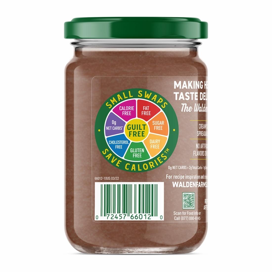 UPC barcode for Walden Farms Peanut Spread, Chocolate flavor.