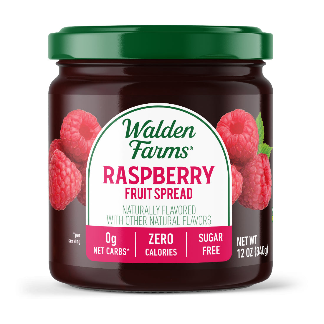 Walden Farms Fruit Spread, Raspberry, One Jar.