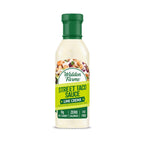 Front bottle of Walden Farms Street Taco Sauce, Lime Crema flavor.
