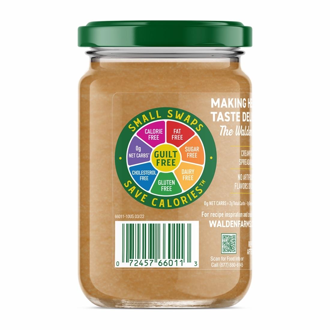 UPC barcode for Walden Farms Peanut Spread, Whipped flavor.