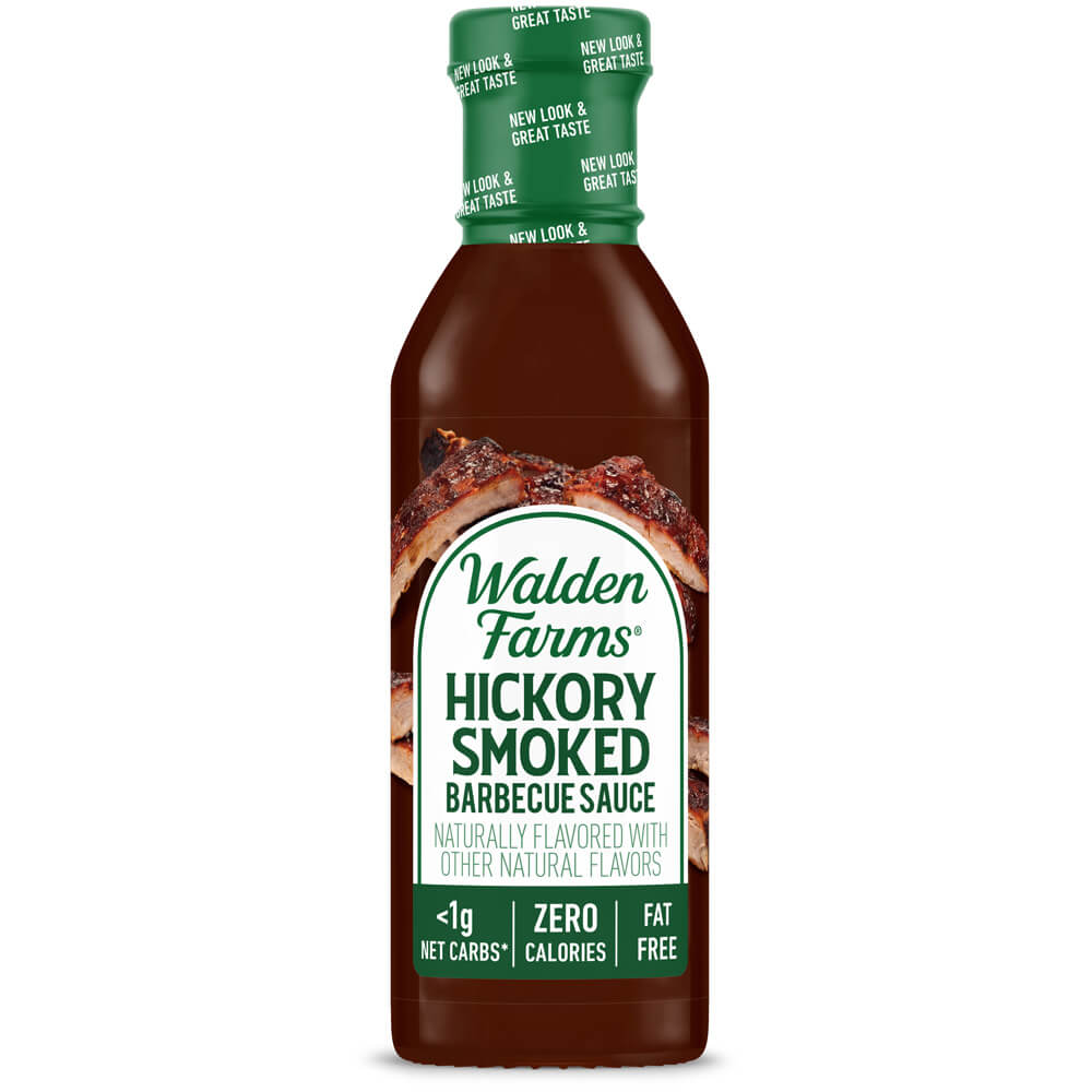 Walden Farms Barbecue Sauce, Hickory Smoked / One Bottle.
