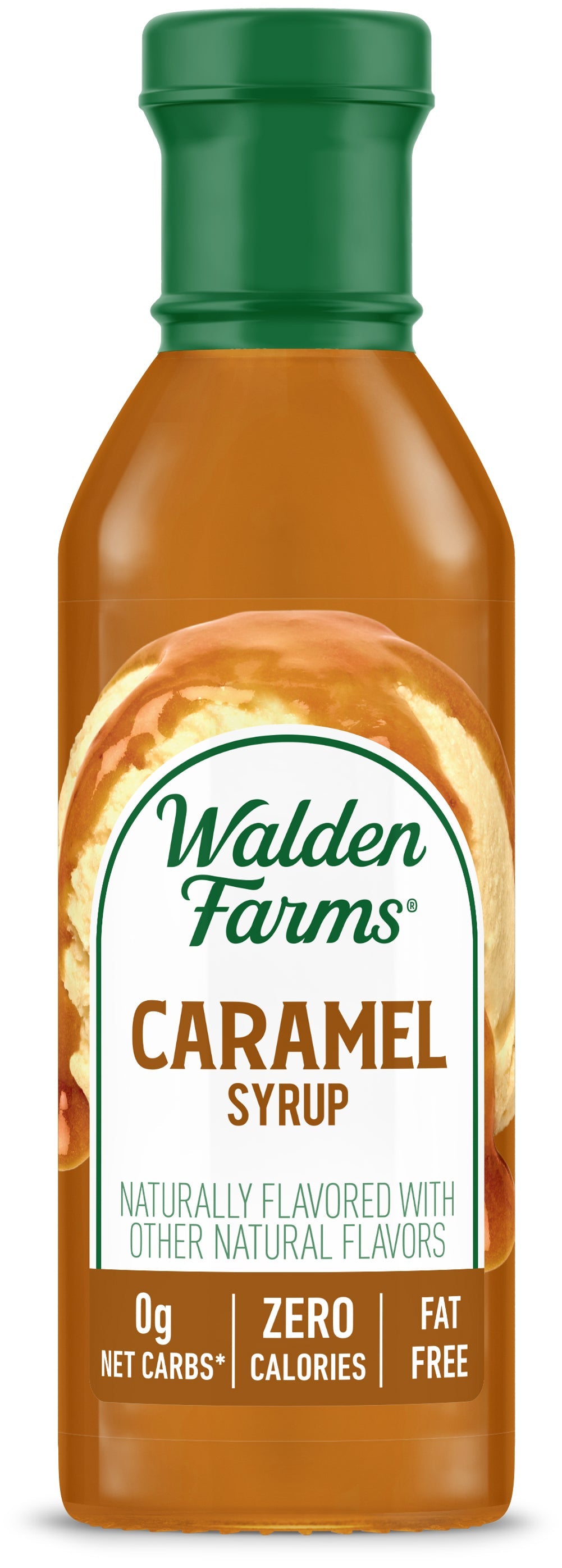 Walden Farms Syrup, 12 fl oz, Caramel / 1 bottle.