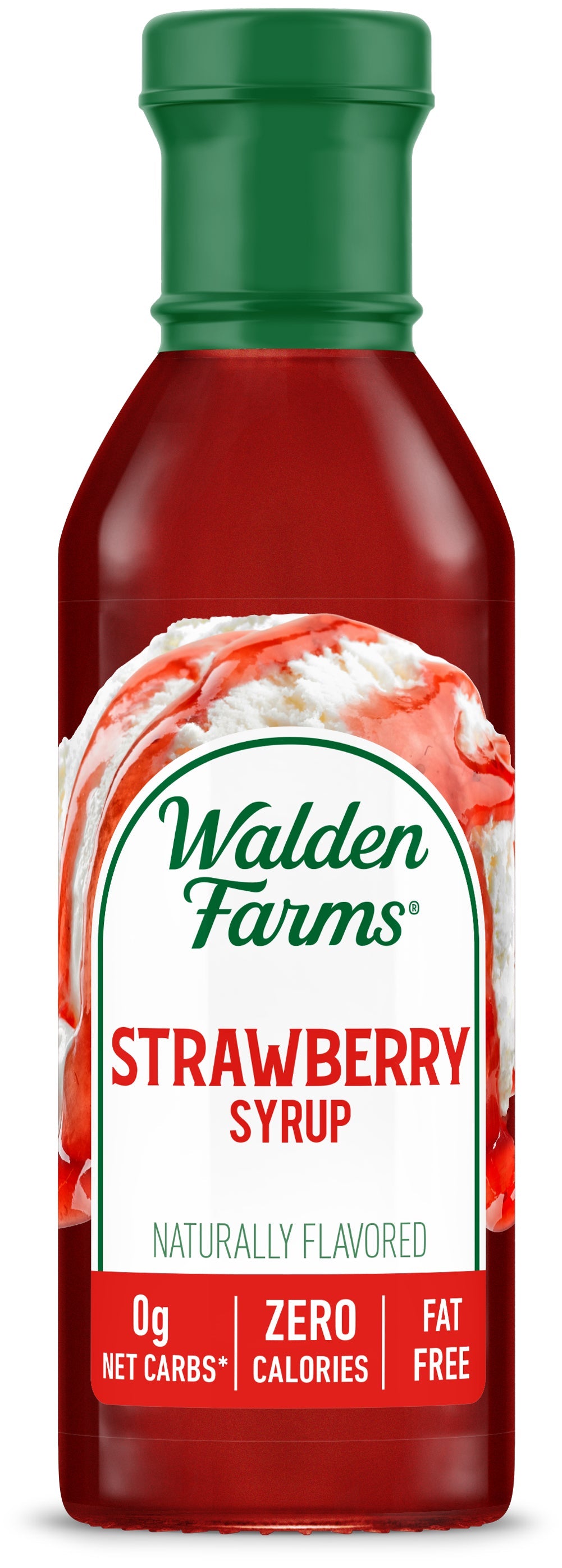 Walden Farms Syrup, 12 fl oz, Strawberry / 1 bottle.