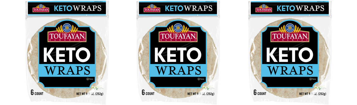 Toufayan Bakeries Keto Wraps - 3 Pack