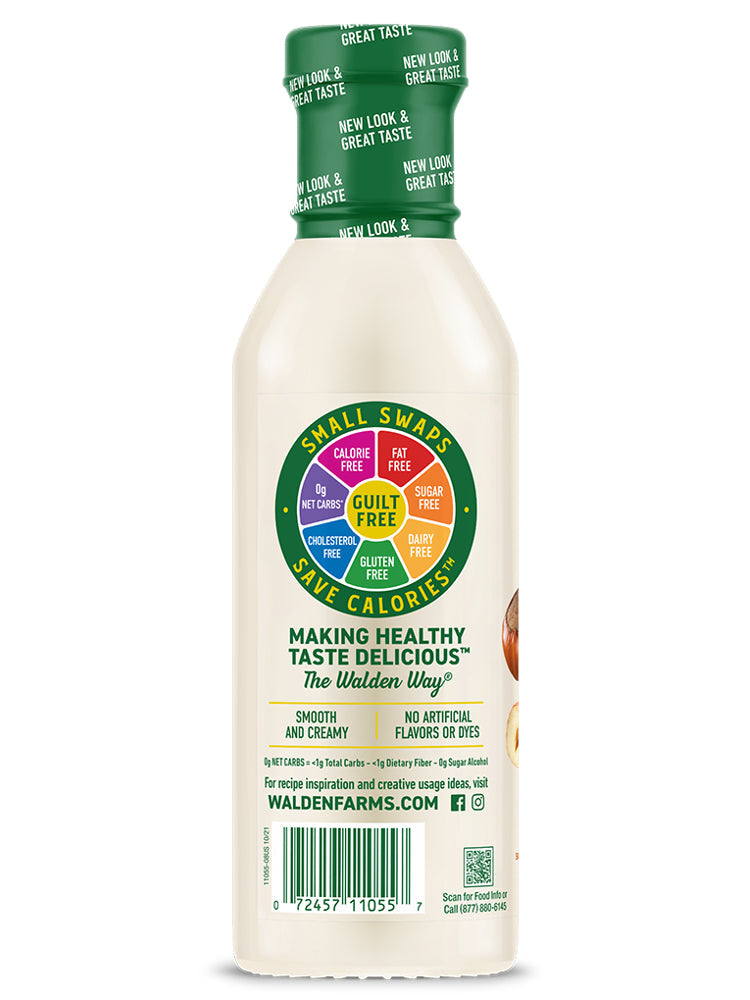 UPC barcode for Walden Farms Calorie Free Coffee Creamer, Hazelnut flavor.