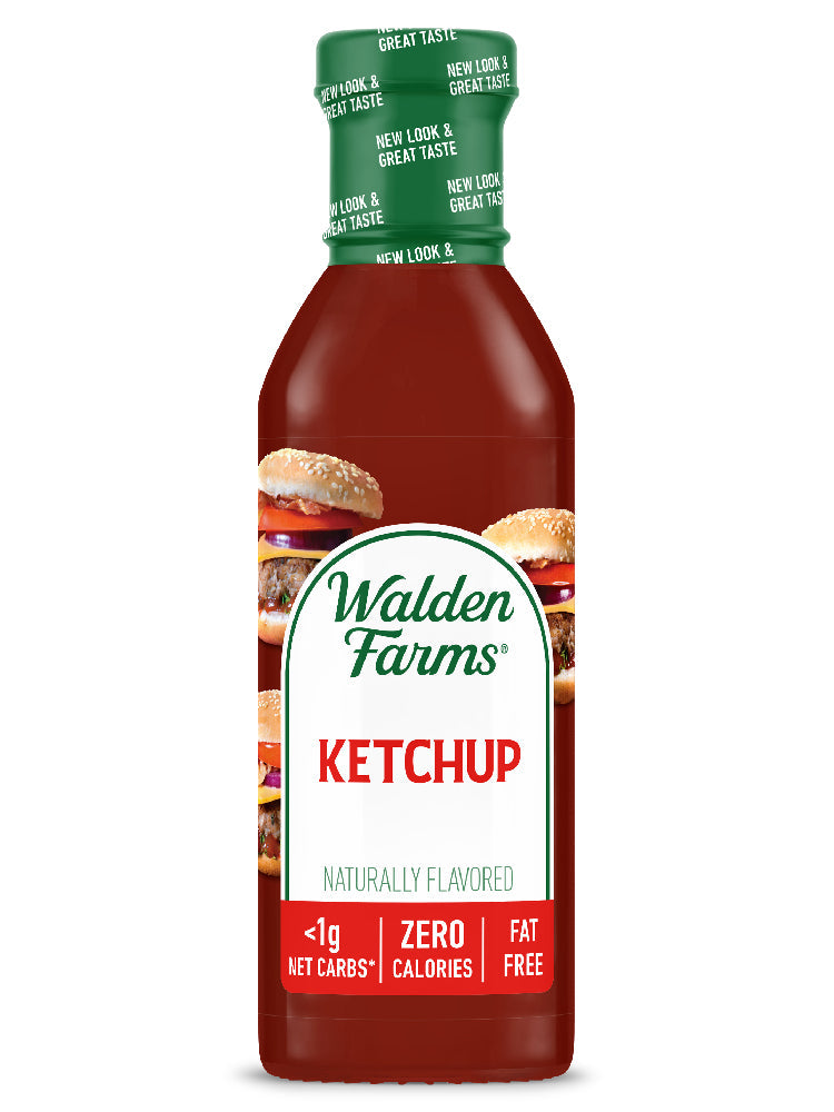 Front bottle of Walden Farms Ketchup, One Bottle
