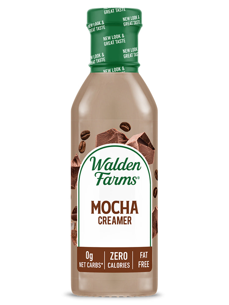 Product image for Walden Farms Calorie Free Coffee Creamer, Mocha flavor.