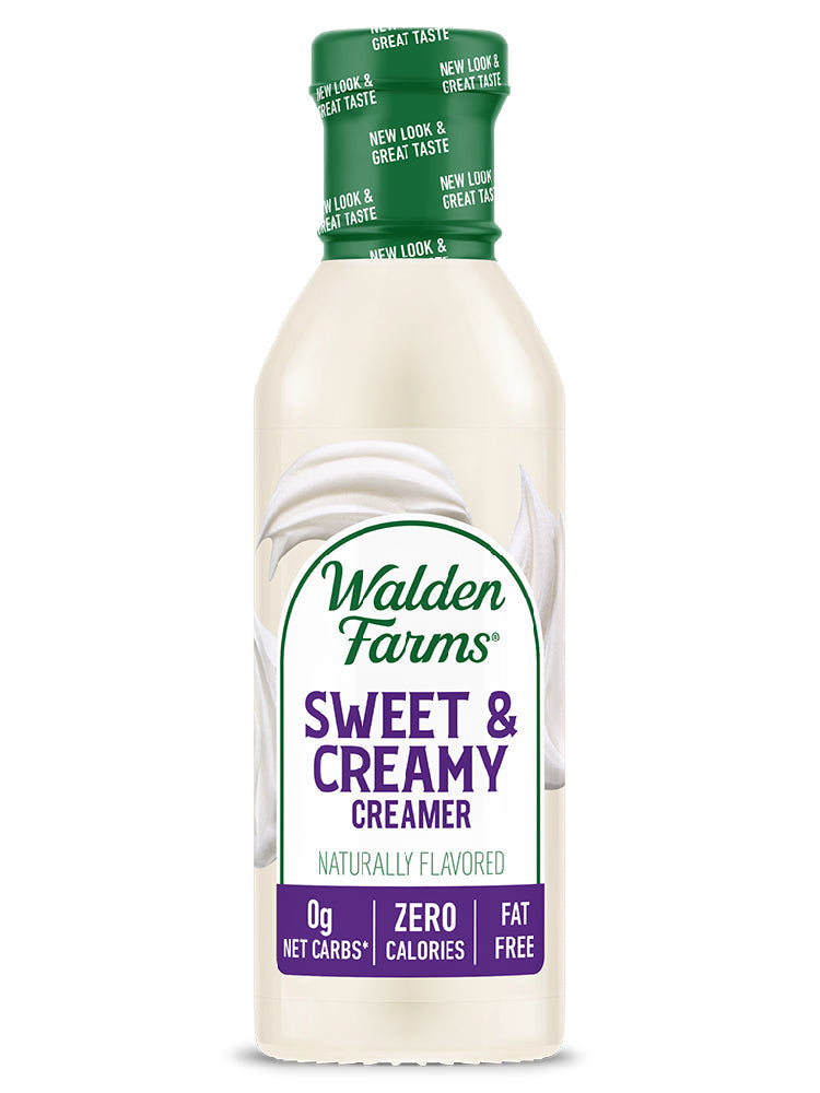 Product image for Walden Farms Calorie Free Coffee Creamer, Sweet & Creamy flavor.