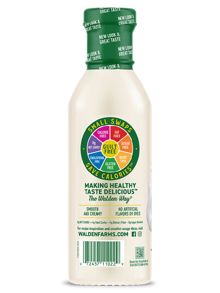UPC barcode for Walden Farms Calorie Free Coffee Creamer, Sweet & Creamy flavor.