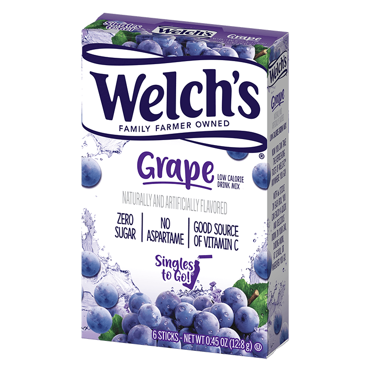 Welch's Zero Sugar Singles-to-Go - Grape