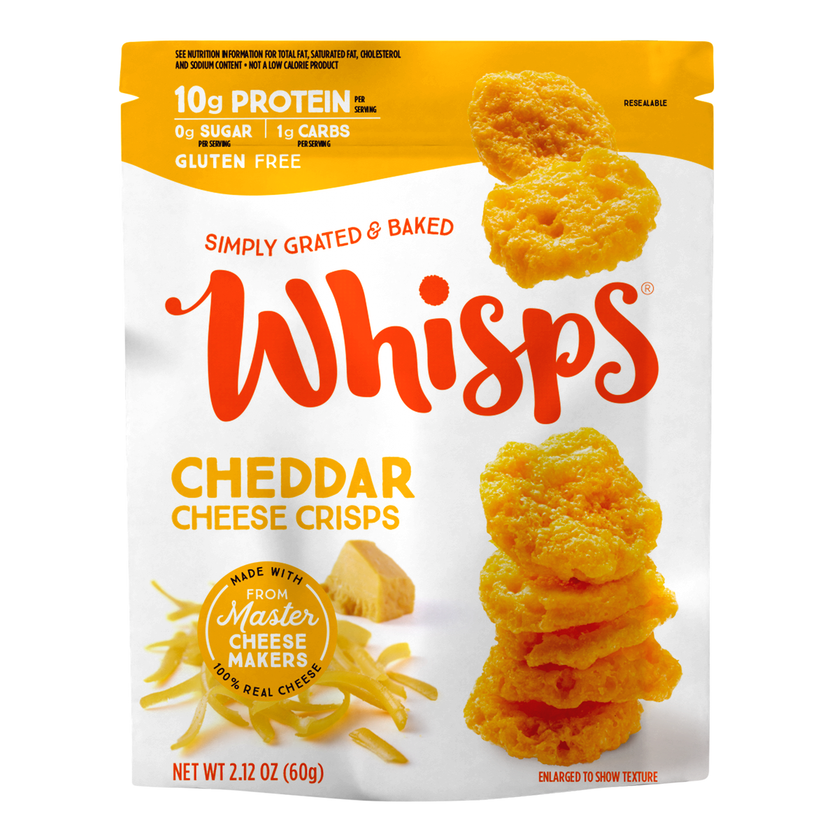 Whisps Cheese Crisps - Cheddar (2.12 oz) 1 Bag